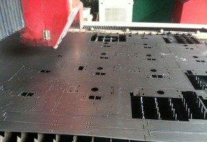 Laser cutting punching in manufacturing industry